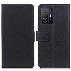 Funda de Cuero Cartera con Soporte Carcasa M08L para Xiaomi Mi 11T Pro 5G Negro