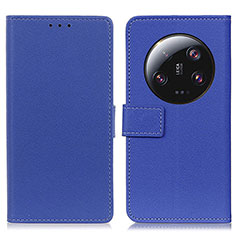 Funda de Cuero Cartera con Soporte Carcasa M08L para Xiaomi Mi 13 Ultra 5G Azul