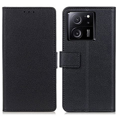 Funda de Cuero Cartera con Soporte Carcasa M08L para Xiaomi Mi 13T 5G Negro