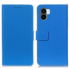 Funda de Cuero Cartera con Soporte Carcasa M08L para Xiaomi Poco C50 Azul