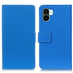 Funda de Cuero Cartera con Soporte Carcasa M08L para Xiaomi Poco C51 Azul