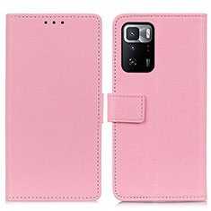 Funda de Cuero Cartera con Soporte Carcasa M08L para Xiaomi Poco X3 GT 5G Rosa