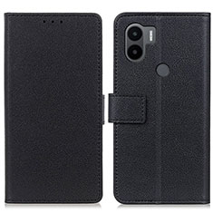 Funda de Cuero Cartera con Soporte Carcasa M08L para Xiaomi Redmi A1 Plus Negro