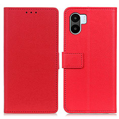 Funda de Cuero Cartera con Soporte Carcasa M08L para Xiaomi Redmi A2 Plus Rojo