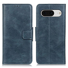 Funda de Cuero Cartera con Soporte Carcasa M09L para Google Pixel 8 5G Azul