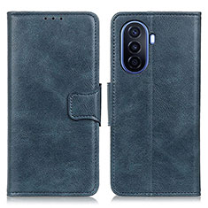 Funda de Cuero Cartera con Soporte Carcasa M09L para Huawei Enjoy 50 Azul