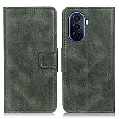 Funda de Cuero Cartera con Soporte Carcasa M09L para Huawei Enjoy 50 Verde