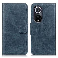 Funda de Cuero Cartera con Soporte Carcasa M09L para Huawei Honor 50 5G Azul