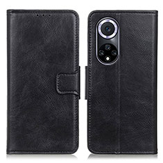 Funda de Cuero Cartera con Soporte Carcasa M09L para Huawei Honor 50 5G Negro