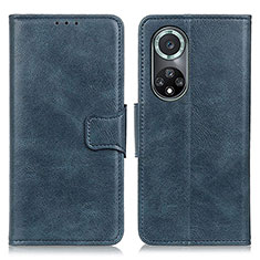 Funda de Cuero Cartera con Soporte Carcasa M09L para Huawei Honor 50 Pro 5G Azul