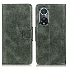 Funda de Cuero Cartera con Soporte Carcasa M09L para Huawei Honor 50 Pro 5G Verde