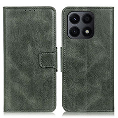 Funda de Cuero Cartera con Soporte Carcasa M09L para Huawei Honor X8a 4G Verde