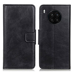 Funda de Cuero Cartera con Soporte Carcasa M09L para Huawei Nova 8i Negro