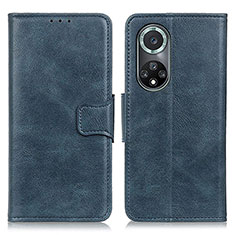 Funda de Cuero Cartera con Soporte Carcasa M09L para Huawei Nova 9 Pro Azul