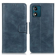 Funda de Cuero Cartera con Soporte Carcasa M09L para Motorola Moto E13 Azul