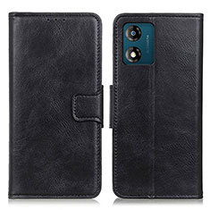 Funda de Cuero Cartera con Soporte Carcasa M09L para Motorola Moto E13 Negro