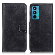 Funda de Cuero Cartera con Soporte Carcasa M09L para Motorola Moto Edge 20 5G Negro