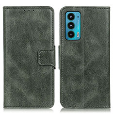 Funda de Cuero Cartera con Soporte Carcasa M09L para Motorola Moto Edge 20 5G Verde