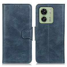 Funda de Cuero Cartera con Soporte Carcasa M09L para Motorola Moto Edge (2023) 5G Azul