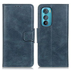 Funda de Cuero Cartera con Soporte Carcasa M09L para Motorola Moto Edge 30 5G Azul