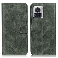 Funda de Cuero Cartera con Soporte Carcasa M09L para Motorola Moto Edge 30 Ultra 5G Verde