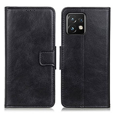 Funda de Cuero Cartera con Soporte Carcasa M09L para Motorola Moto Edge Plus (2023) 5G Negro