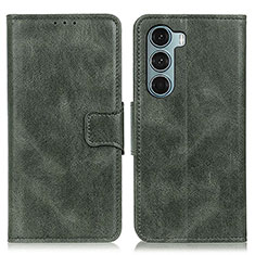 Funda de Cuero Cartera con Soporte Carcasa M09L para Motorola Moto Edge S30 5G Verde