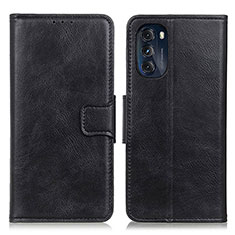 Funda de Cuero Cartera con Soporte Carcasa M09L para Motorola Moto G 5G (2022) Negro