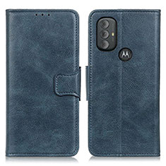 Funda de Cuero Cartera con Soporte Carcasa M09L para Motorola Moto G Play (2023) Azul