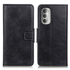 Funda de Cuero Cartera con Soporte Carcasa M09L para Motorola Moto G Stylus (2022) 4G Negro