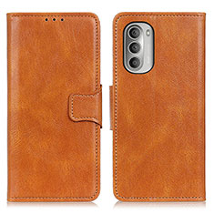 Funda de Cuero Cartera con Soporte Carcasa M09L para Motorola Moto G Stylus (2022) 5G Marron