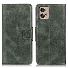 Funda de Cuero Cartera con Soporte Carcasa M09L para Motorola Moto G32 Verde