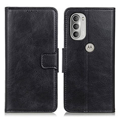 Funda de Cuero Cartera con Soporte Carcasa M09L para Motorola Moto G51 5G Negro