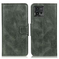 Funda de Cuero Cartera con Soporte Carcasa M09L para Motorola Moto G72 Verde