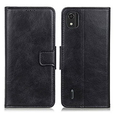 Funda de Cuero Cartera con Soporte Carcasa M09L para Nokia C2 2nd Edition Negro