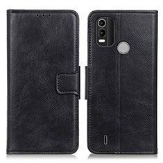 Funda de Cuero Cartera con Soporte Carcasa M09L para Nokia C21 Plus Negro