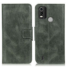 Funda de Cuero Cartera con Soporte Carcasa M09L para Nokia C21 Plus Verde