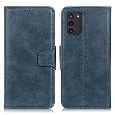 Funda de Cuero Cartera con Soporte Carcasa M09L para Nokia G100 Azul