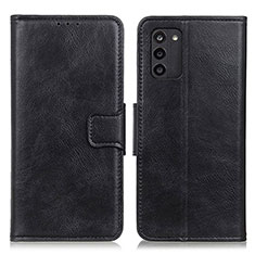 Funda de Cuero Cartera con Soporte Carcasa M09L para Nokia G100 Negro