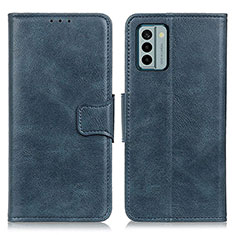 Funda de Cuero Cartera con Soporte Carcasa M09L para Nokia G22 Azul