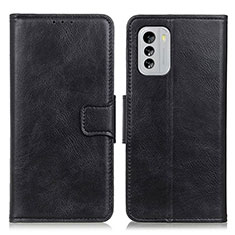 Funda de Cuero Cartera con Soporte Carcasa M09L para Nokia G60 5G Negro