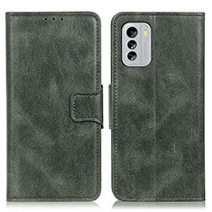 Funda de Cuero Cartera con Soporte Carcasa M09L para Nokia G60 5G Verde