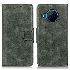 Funda de Cuero Cartera con Soporte Carcasa M09L para Nokia X100 5G Verde