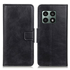 Funda de Cuero Cartera con Soporte Carcasa M09L para OnePlus 10 Pro 5G Negro