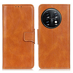 Funda de Cuero Cartera con Soporte Carcasa M09L para OnePlus 11 5G Marron