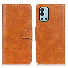 Funda de Cuero Cartera con Soporte Carcasa M09L para OnePlus 9R 5G Marron