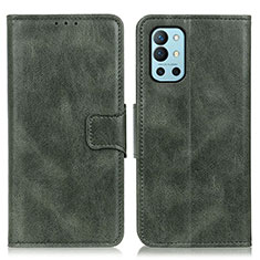 Funda de Cuero Cartera con Soporte Carcasa M09L para OnePlus 9R 5G Verde