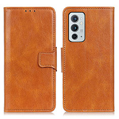 Funda de Cuero Cartera con Soporte Carcasa M09L para OnePlus 9RT 5G Marron