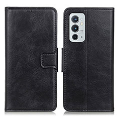 Funda de Cuero Cartera con Soporte Carcasa M09L para OnePlus 9RT 5G Negro