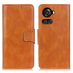 Funda de Cuero Cartera con Soporte Carcasa M09L para OnePlus Ace 5G Marron